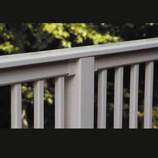 Bostonian Cap Rail on Dover Composite Railing